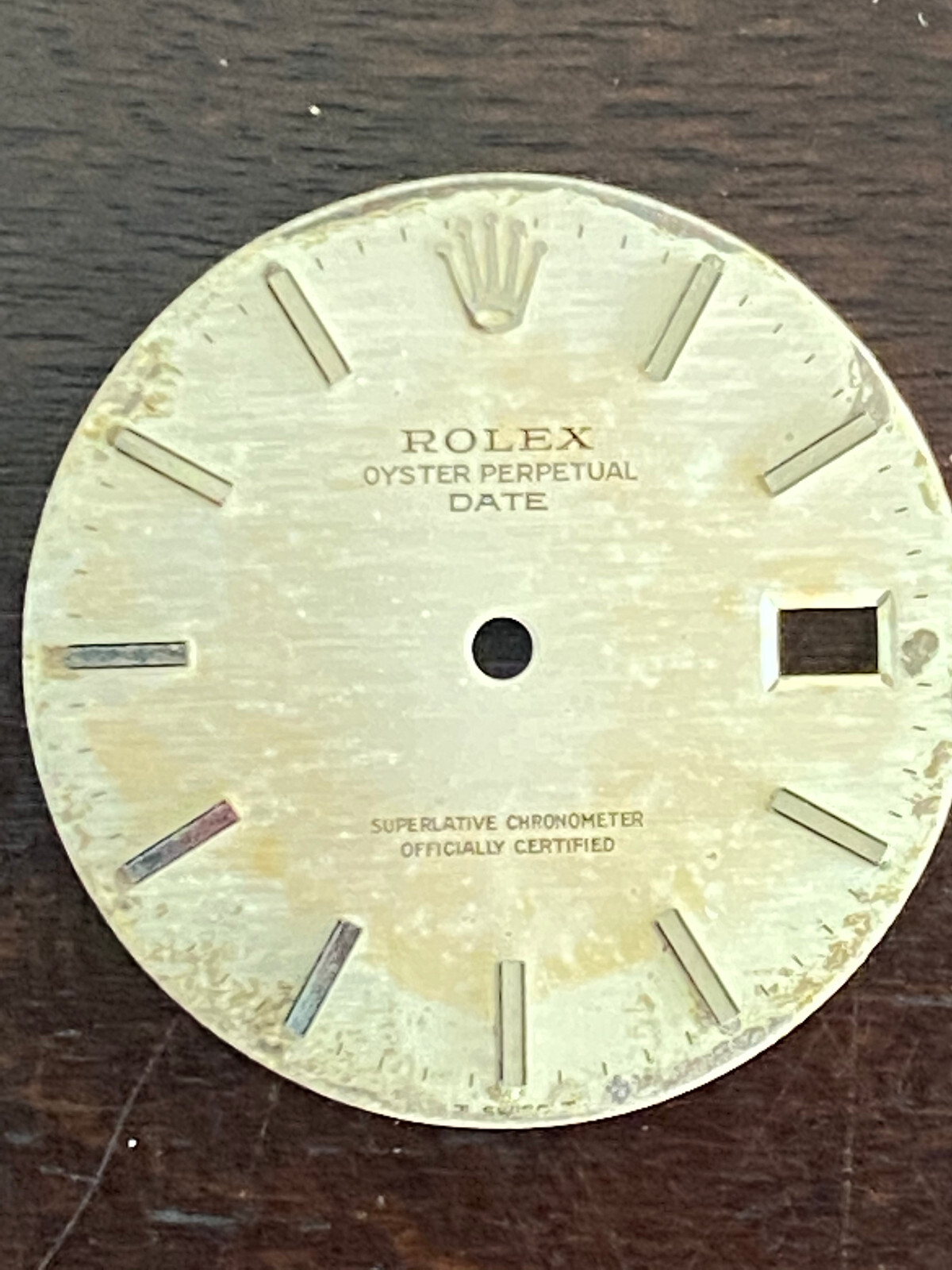 26.8MM ROLEX GENUINE OYSTER PERPETUAL DATE DIAL ONLY