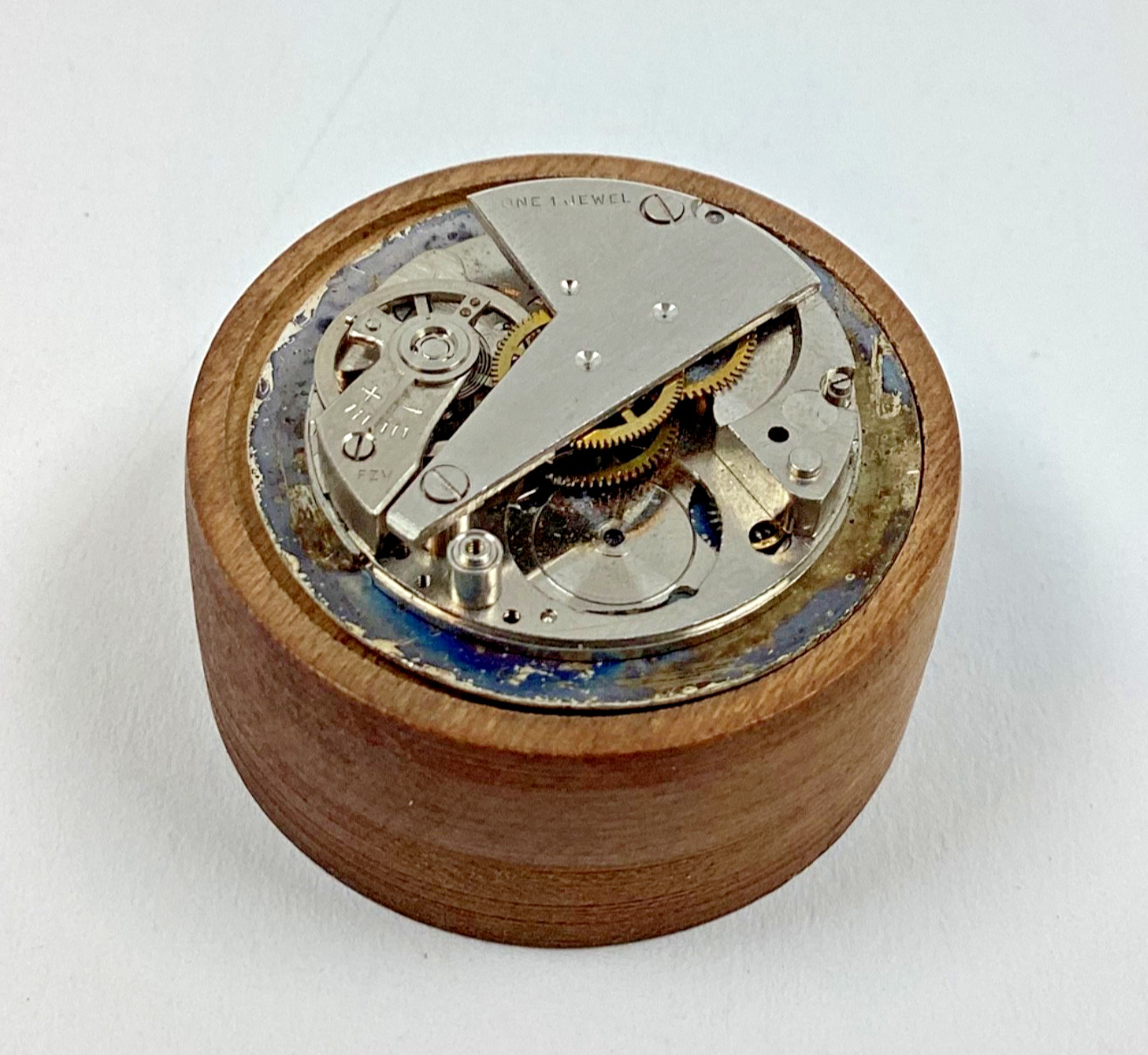 Lot Carlisle Henriline Watch Co Ebosa EB1553 Swiss 1 Runs Spare Part Repair READ