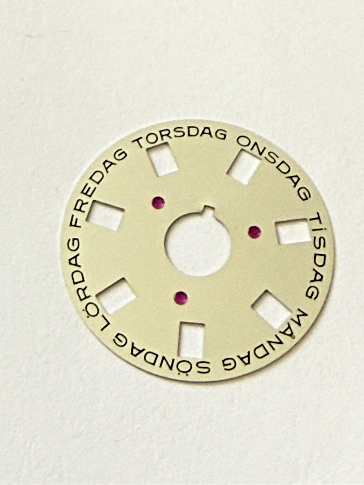 genuine Rolex watch 1556 calendar day disc 1803 champagne Sweden very rare