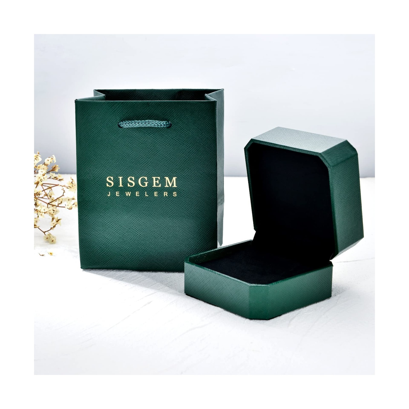 SISGEM 14k Gold Lotus Flower Necklaces for Women, 14 Karat Gold Jewelry Prese…