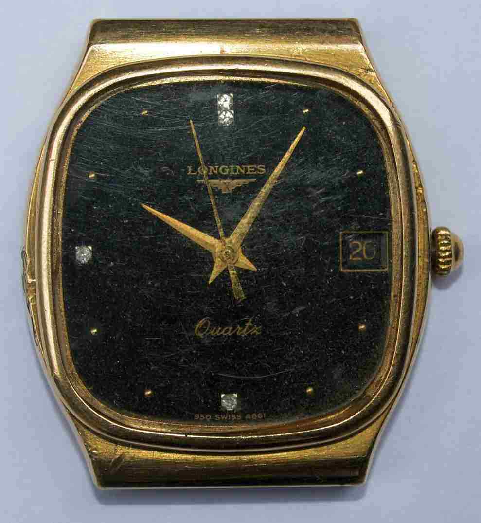 VTG LONGINES Quartz Gold Plated Wristwatch. Ref: 950, Cal: L950.2. For Repairs