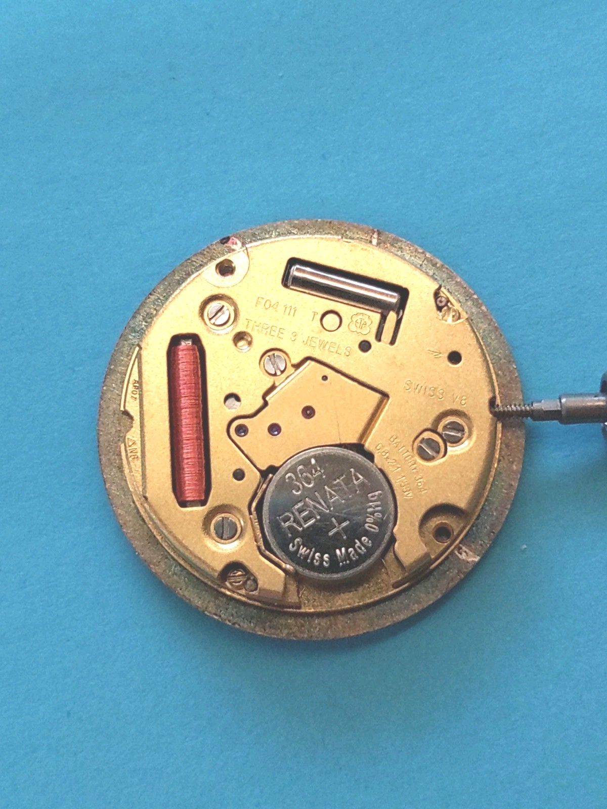 ETA F04.111 Swiss 3 Jewel D@3 Movement, 23mm Mallard Cat Eye Plum Dial&Hands.Run