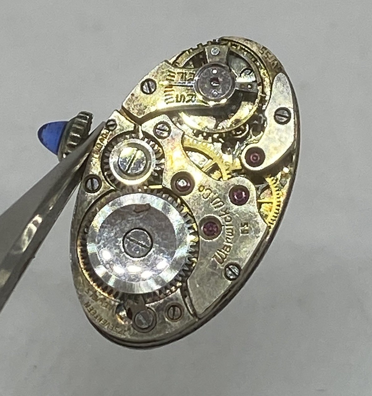 Warwick Watch Movement Manual Wind Good Balance Cal. 225 17 jewels -6.5 W/ Dial