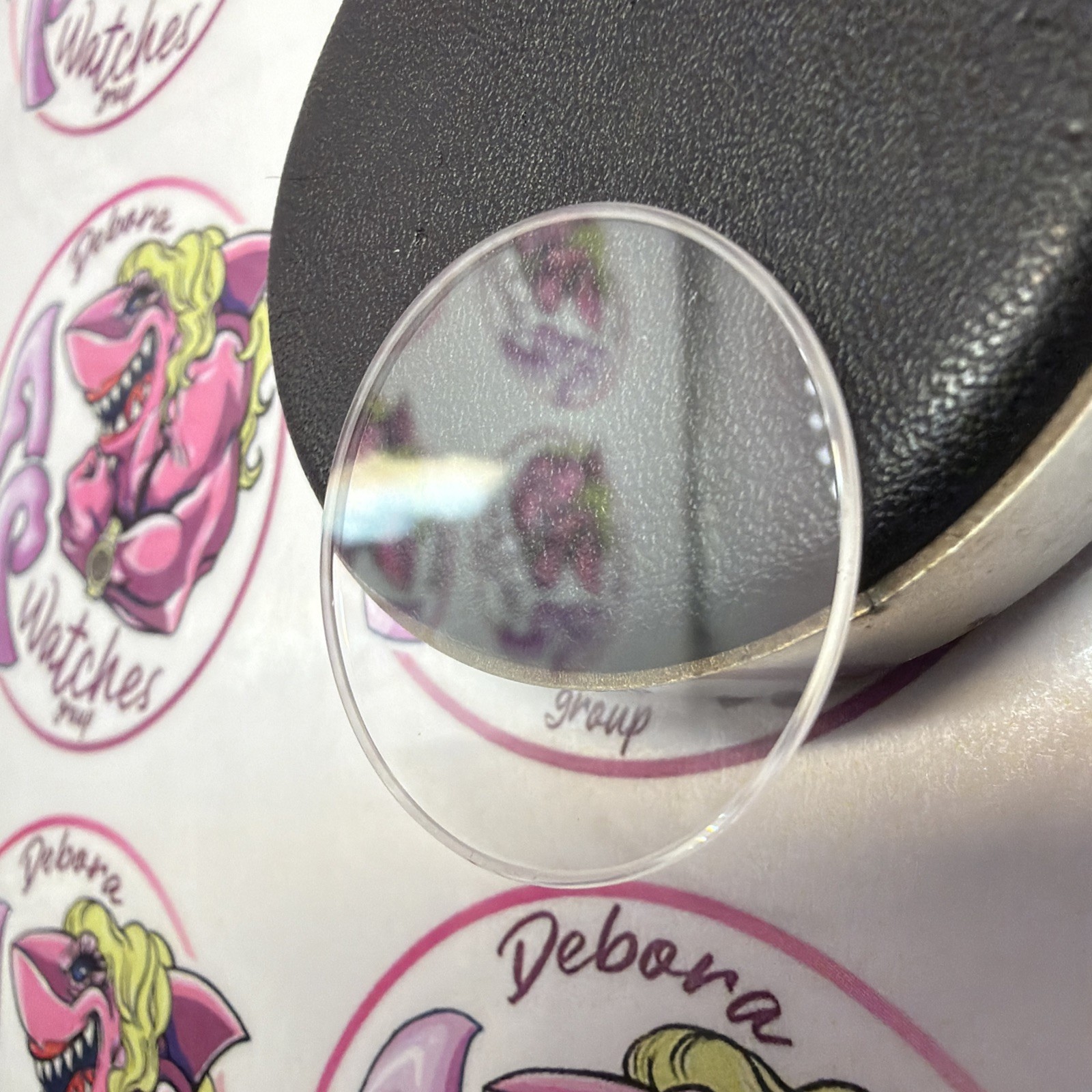 Rolex 295 Glass LOGO Serif For All Daytona 40mm Genuine 116500 116520 116528 Ecc