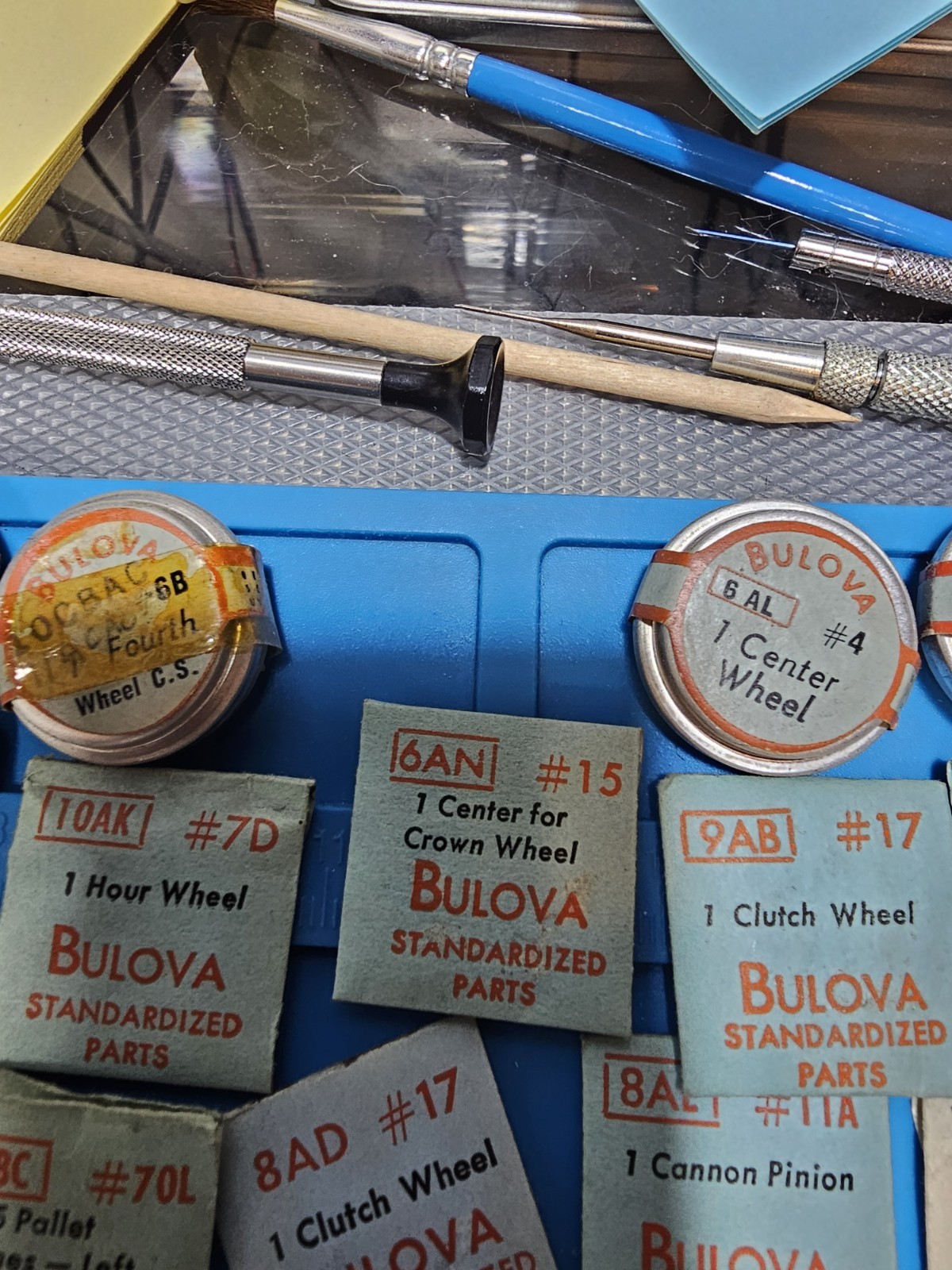 Bulova Movement Parts $11.00 Each. 10AE, 6AN, 11ANC, 6AH, 10BL, 6AL, See Photos