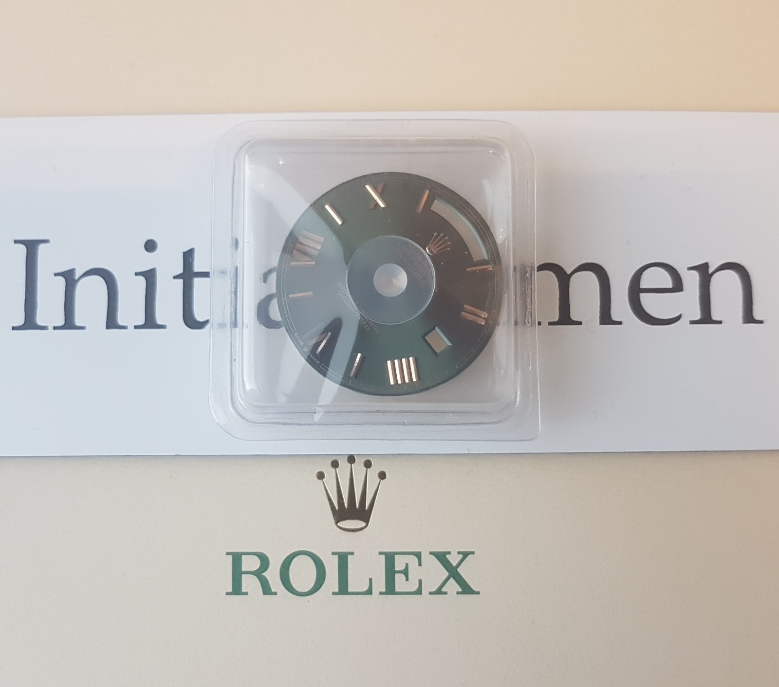 Rolex Day-Date 40 GREEN ROMAN everose gold DIAL for 228235 daydate 60th annivers