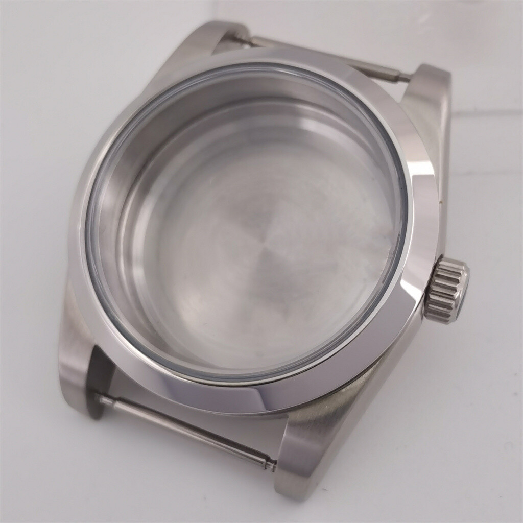 36mm 39mm Frosted watch case fit NH34 NH35 NH36 PT5000 ETA 2824/2836 Miyota 8215