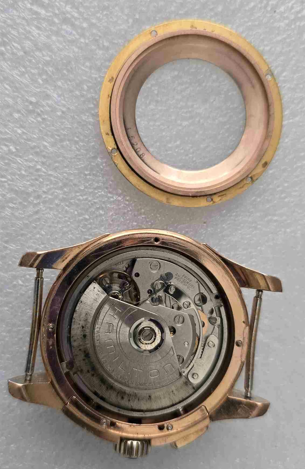 HAMILTON KHAKI Steel Chronograph. Ref: H326461. Cal: ETA-7750. For Service