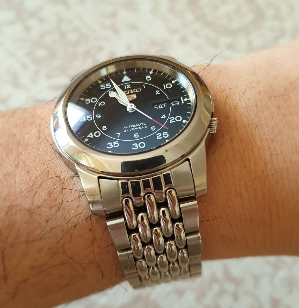 Watch Crystal Only for Seiko 5 SNK Double Dome Sapphire Crystal – 30mm – CT063