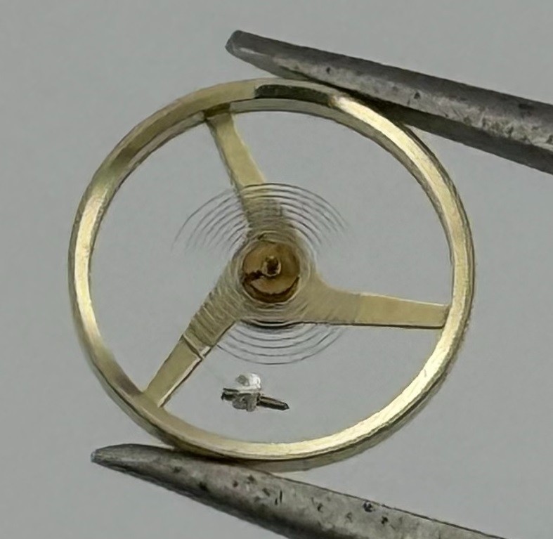 Felsa 4062 Balance Wheel Complete And Spring Renata 1484 M Watch Movement Parts