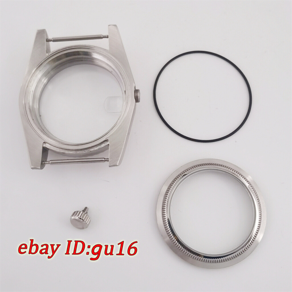 36mm 39mm Frosted watch case fit NH34 NH35 NH36 PT5000 ETA 2824/2836 Miyota 8215