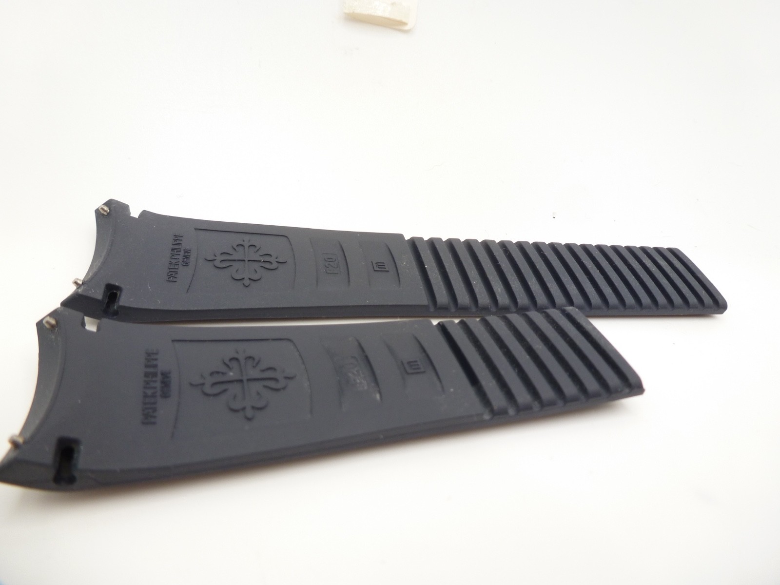 Original Patek Philippe 5968A 5968G Black Rubber Strap 22x18mm used