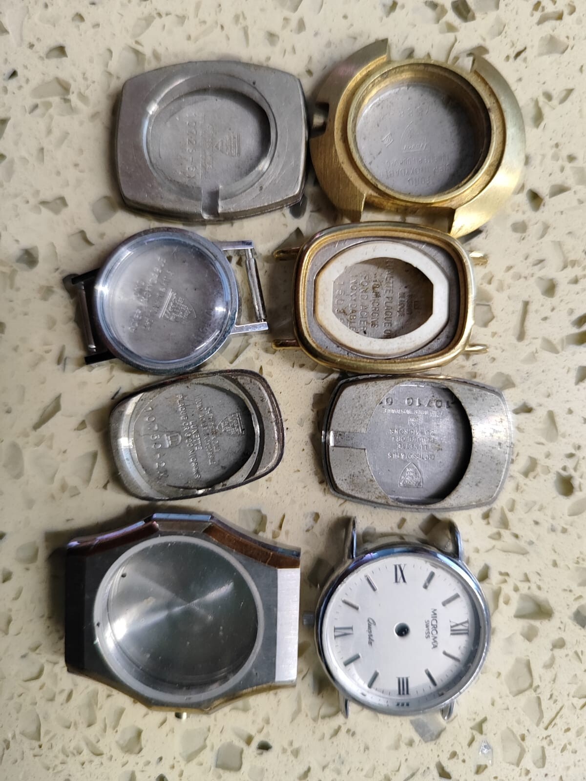 Vintage Lot Swiss Case Ladies Tissot / west end NOS