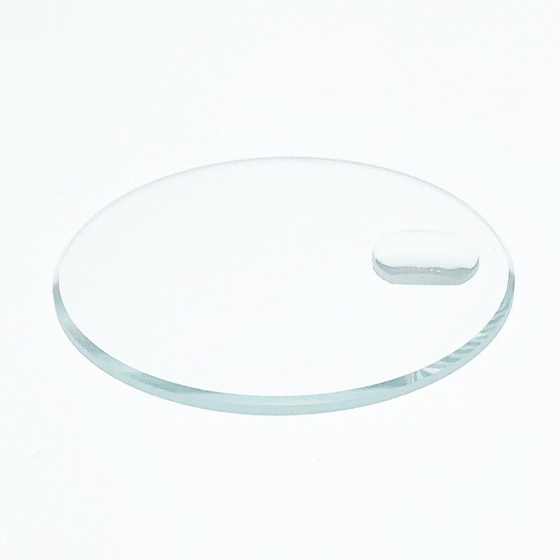 Swiss Glass Flat Round Watch Crystal Date 1.4mm Thickness Coating Lens Dia 30mm