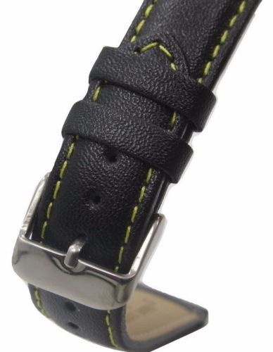 Smooth Italian Genuine Leather Italy Padded Racing High Quality Watch Band Strap