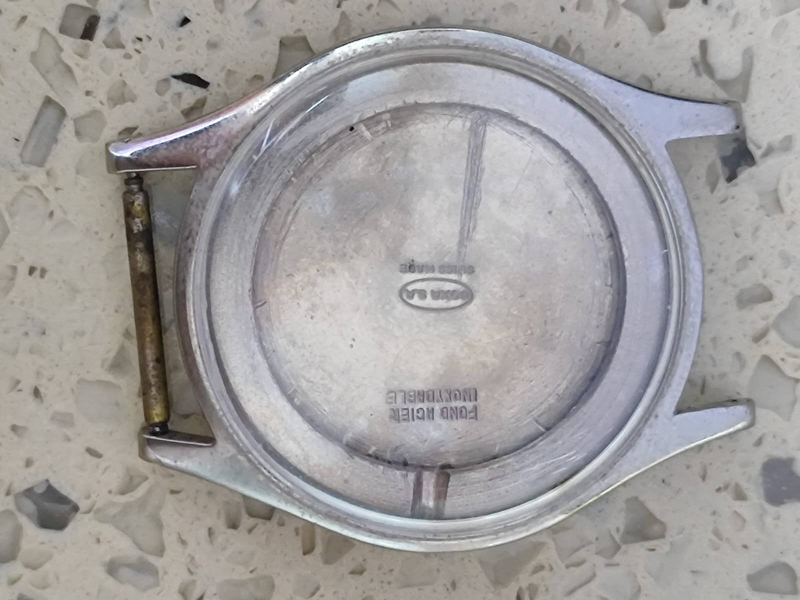 1962s Original Doxa watch Part CASE hand wind 37mm Swiss NOS Y Rare
