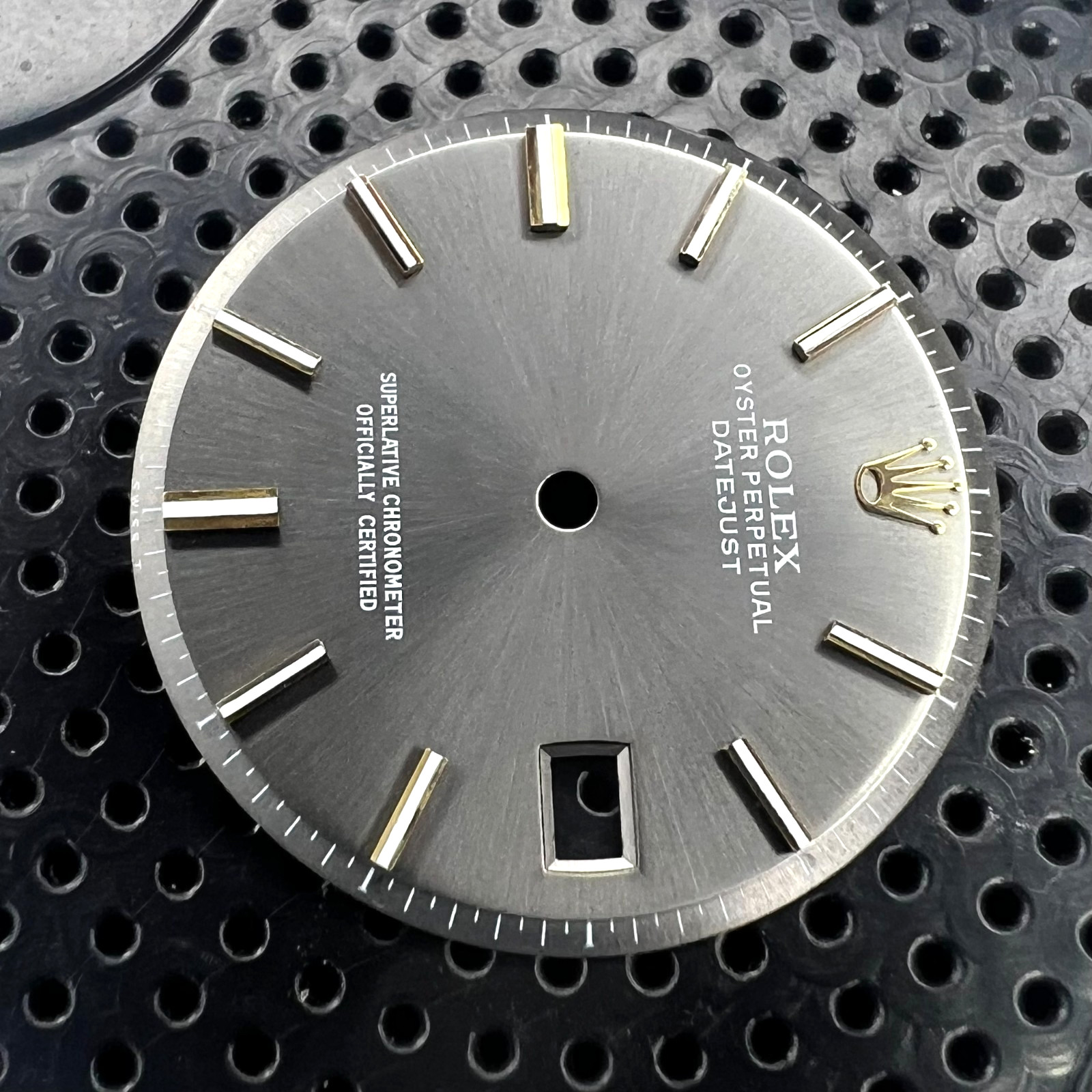 Authentic Factory Rolex Turn-O-Graph model 1625 Slate Dial