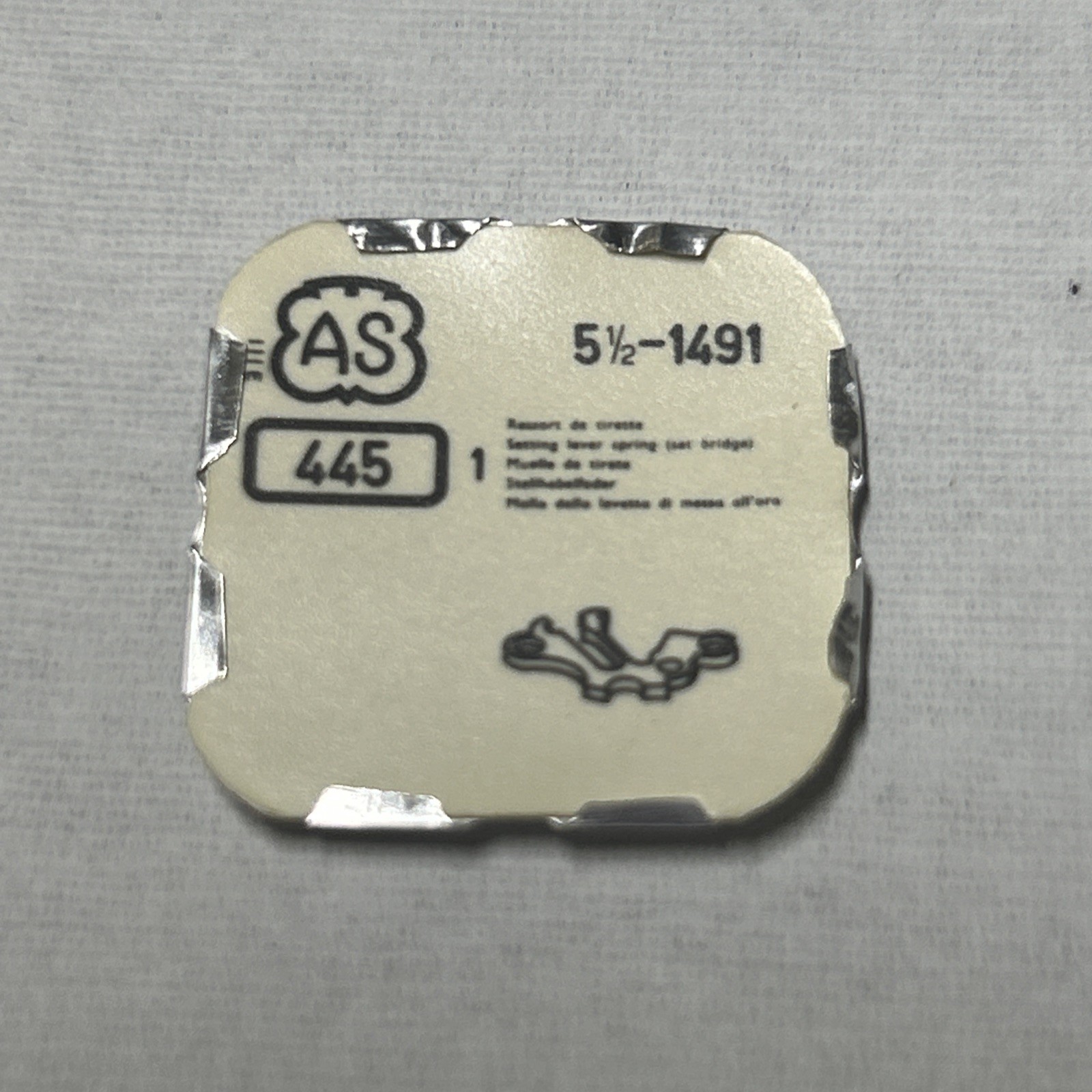 A SCHILD 1491 PART 445 -SET BRIDGE –