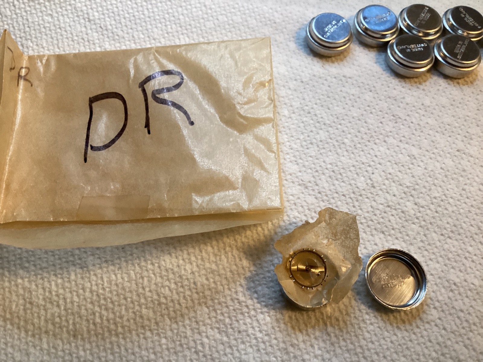 Benrus DR caliber balance wheel complete parts NOS