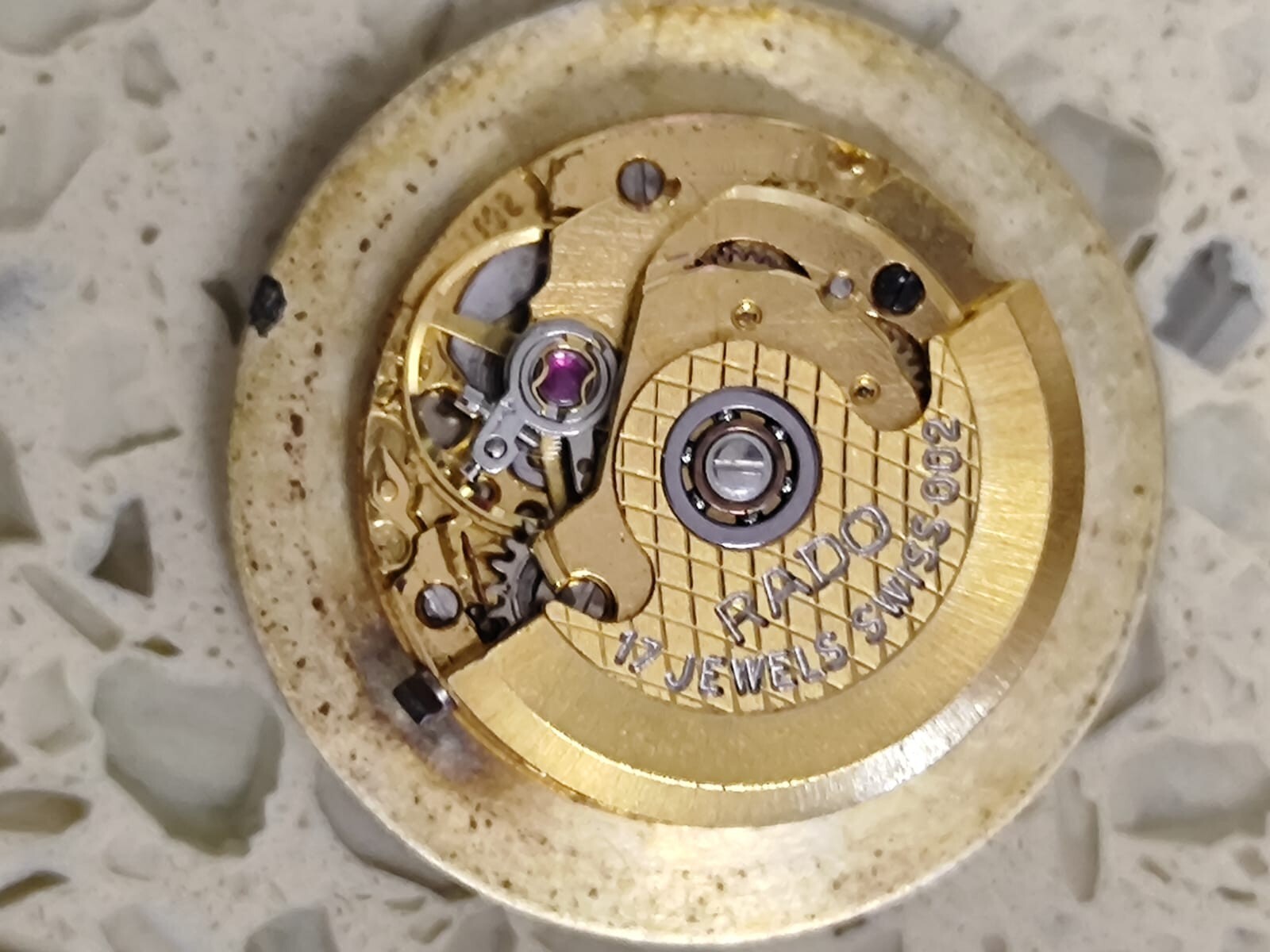 Movement ETA 2671 With RADO Automatic with dial rado Working Used