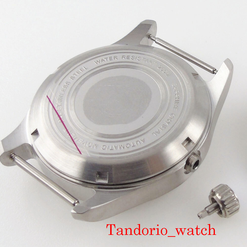 39mm Watch Case for NH35 Movement 200m Waterproof Luminous Dial Sapphire Crystal