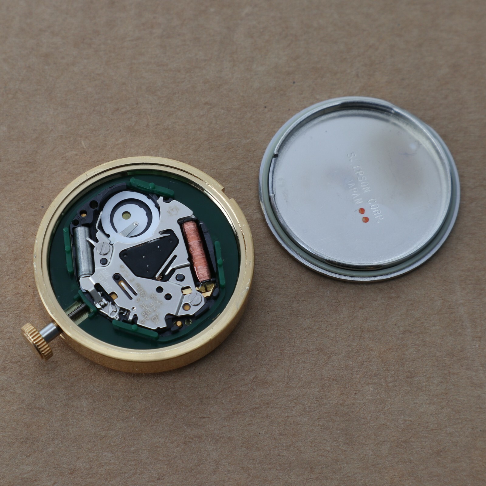 Hattori VX51E Quartz Movement Watch Repair Parts w/ Case Hands Dial