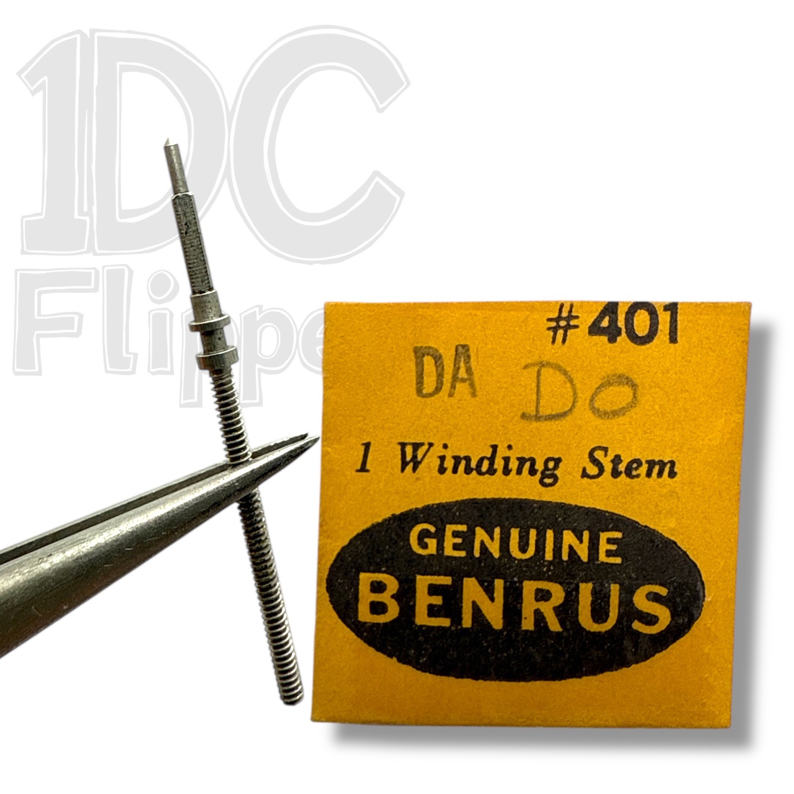 Benrus DA 401/62 WINDING STEM BestFit 200/65F, 0.90, 19.3mm Fits Multiple Read!