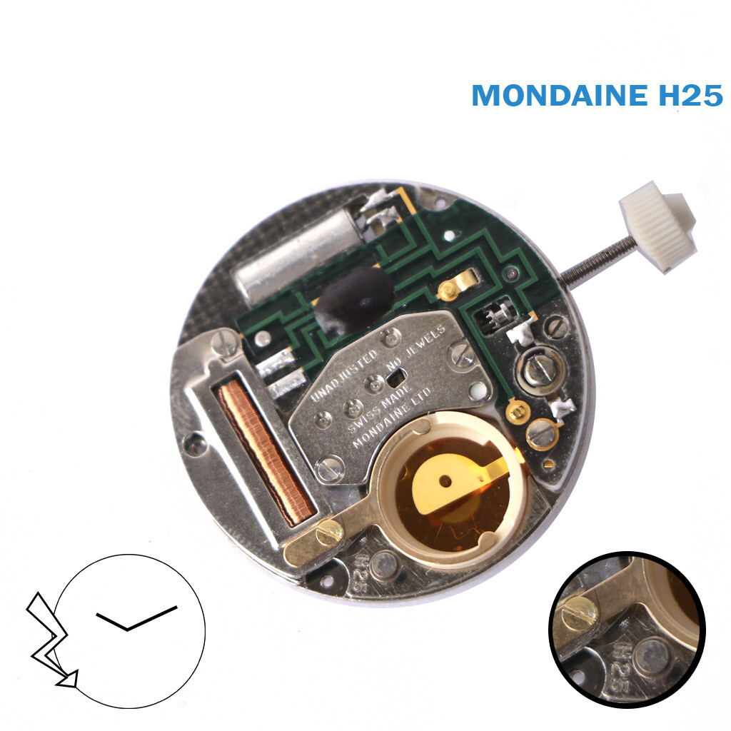 MONDAINE H25 Ltd SWISS🇨🇭 Made Movement Quartz Movement , Without Disk