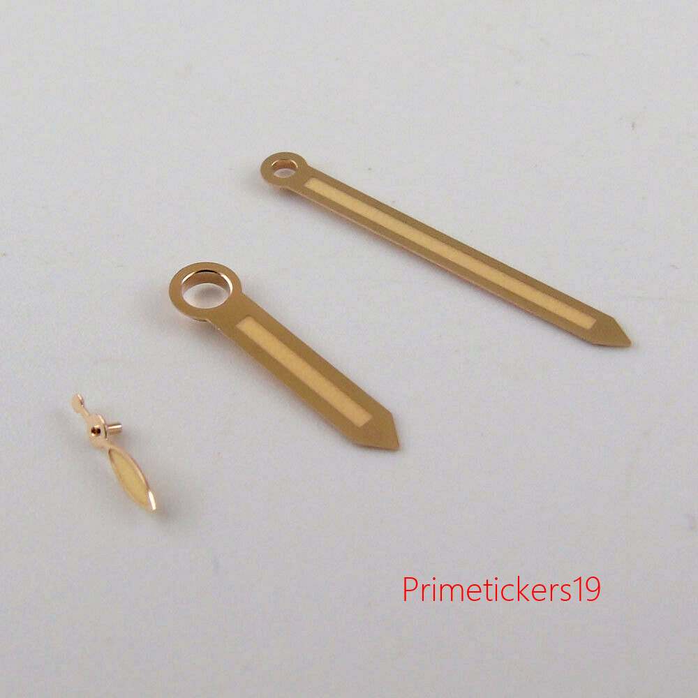 Rose Gold Color Watch Hands Fit ETA6497 6498 ST3600 ST3620 Hand Winding Movement