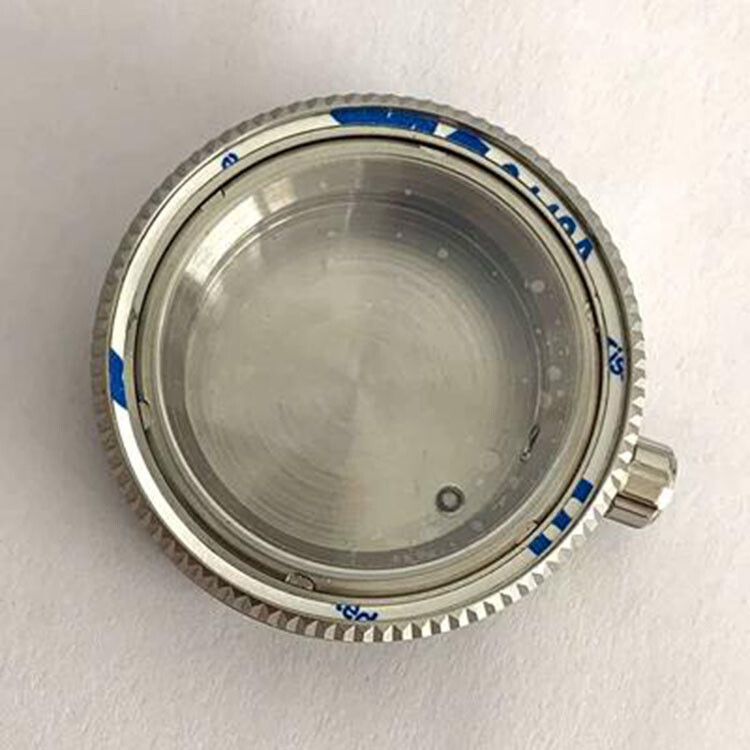 42MM Cylinder Steel Watch Case Sapphire Mirror Modified for NH35/NH36 Movement