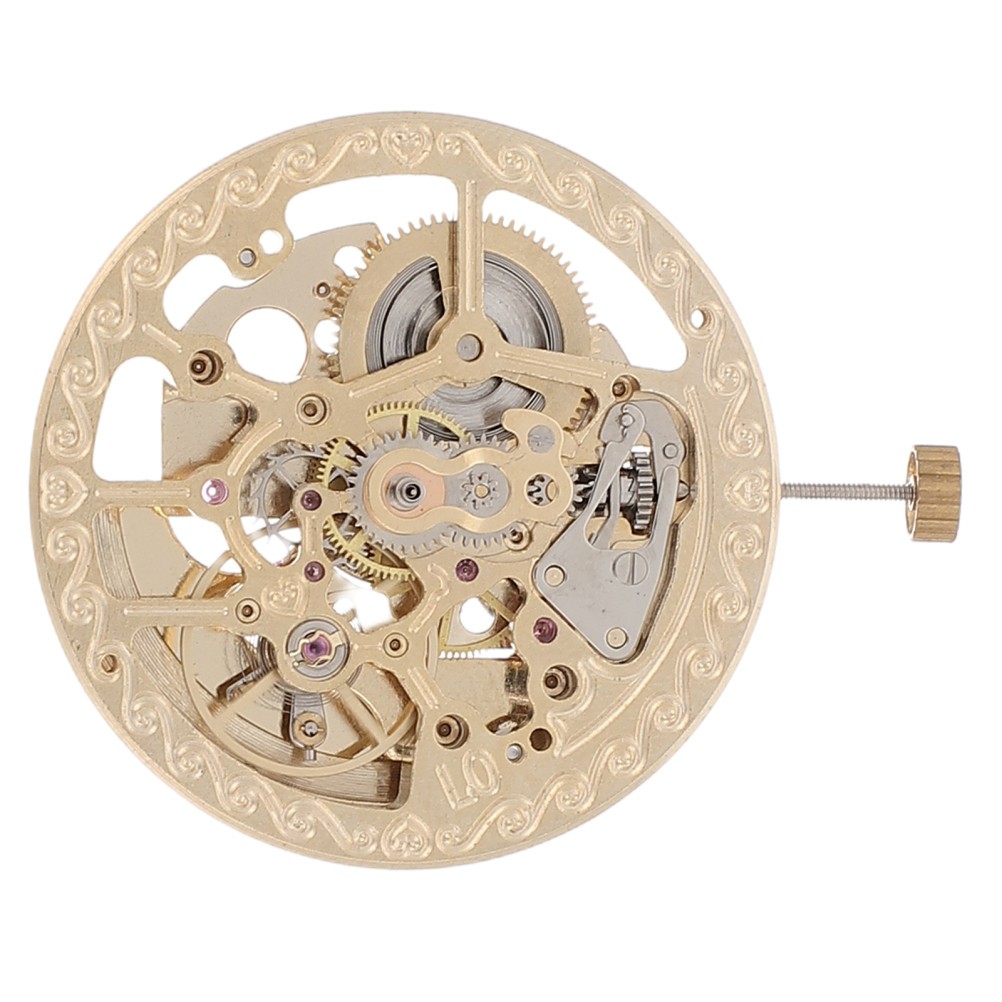 Reusable Tungsten Steel Automatic Mechanical Hollow Movement for Wristwatch DIY