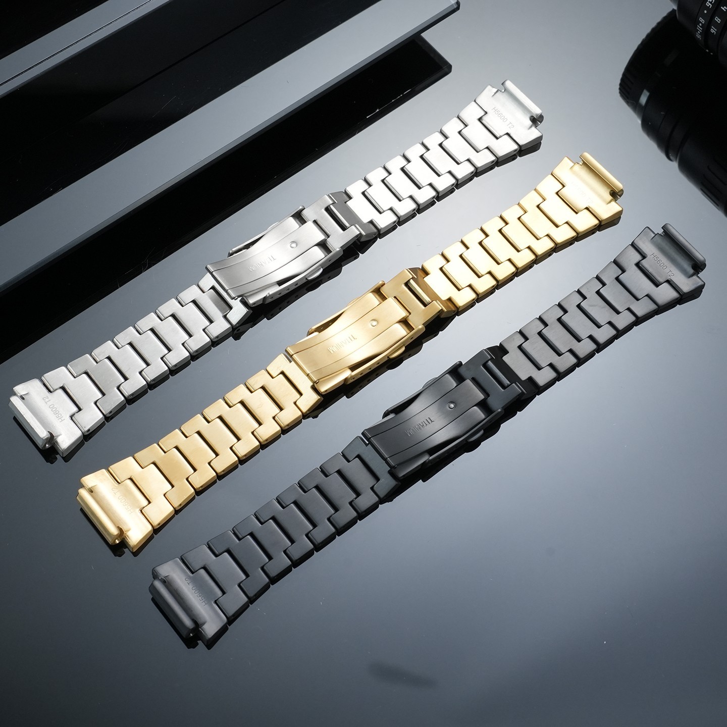 For Casio DW-H5600 Modified Titanium Watch Strap Metal Case DWH5600 Bracelet Man
