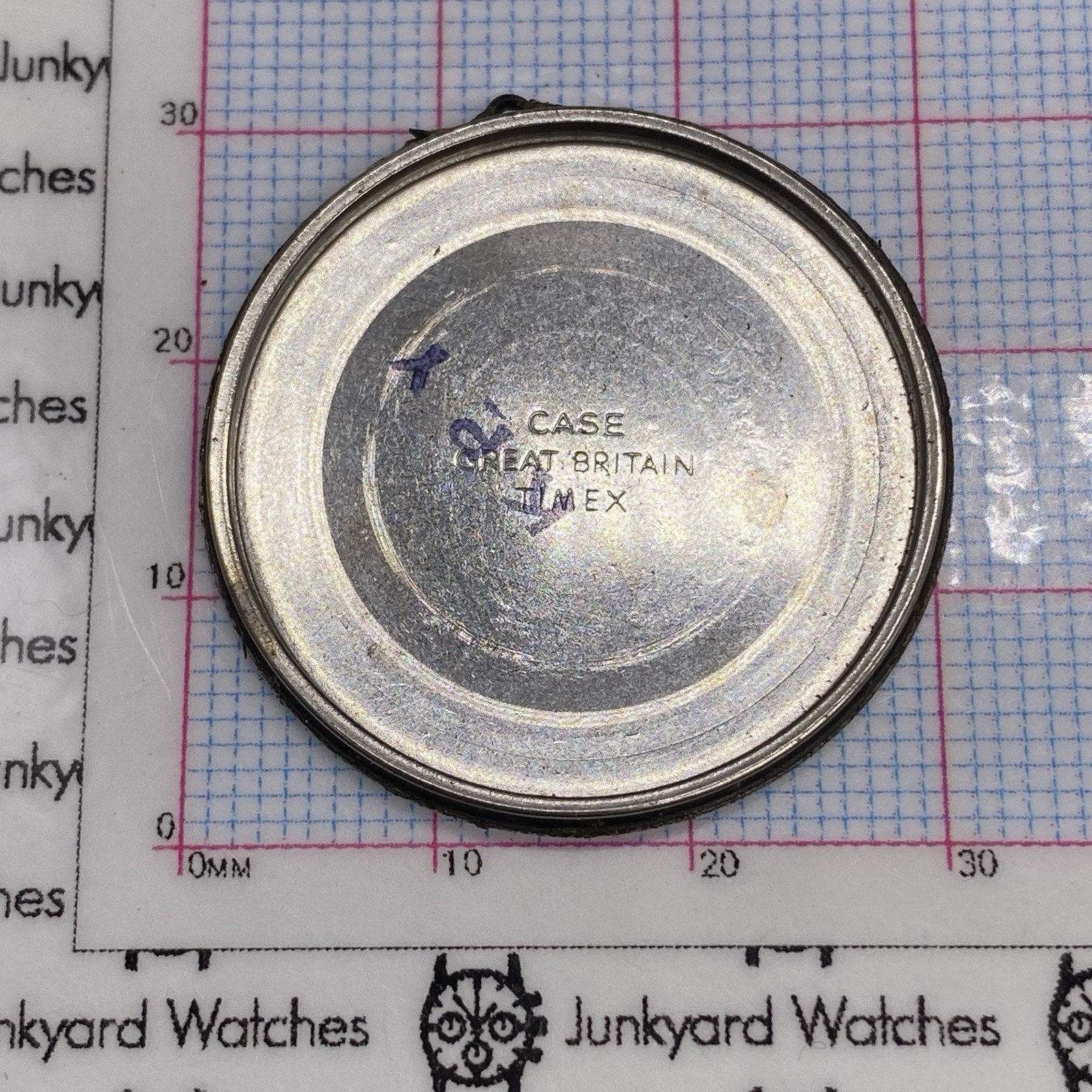 Vintage Timex Calendar Date Watch Movement Repair Parts Spares Great Britain