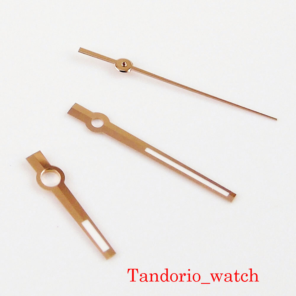 back sterile men watch dial with date window watch hand fit miyota 8215 DG 2813