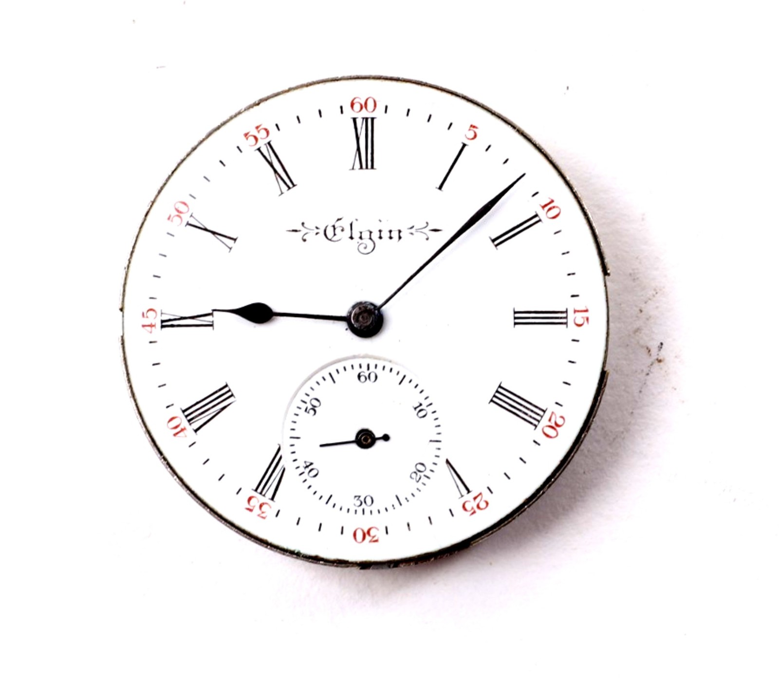 Elgin Hunt Pocket Watch Movement 0 Size 7Jewel PC-208