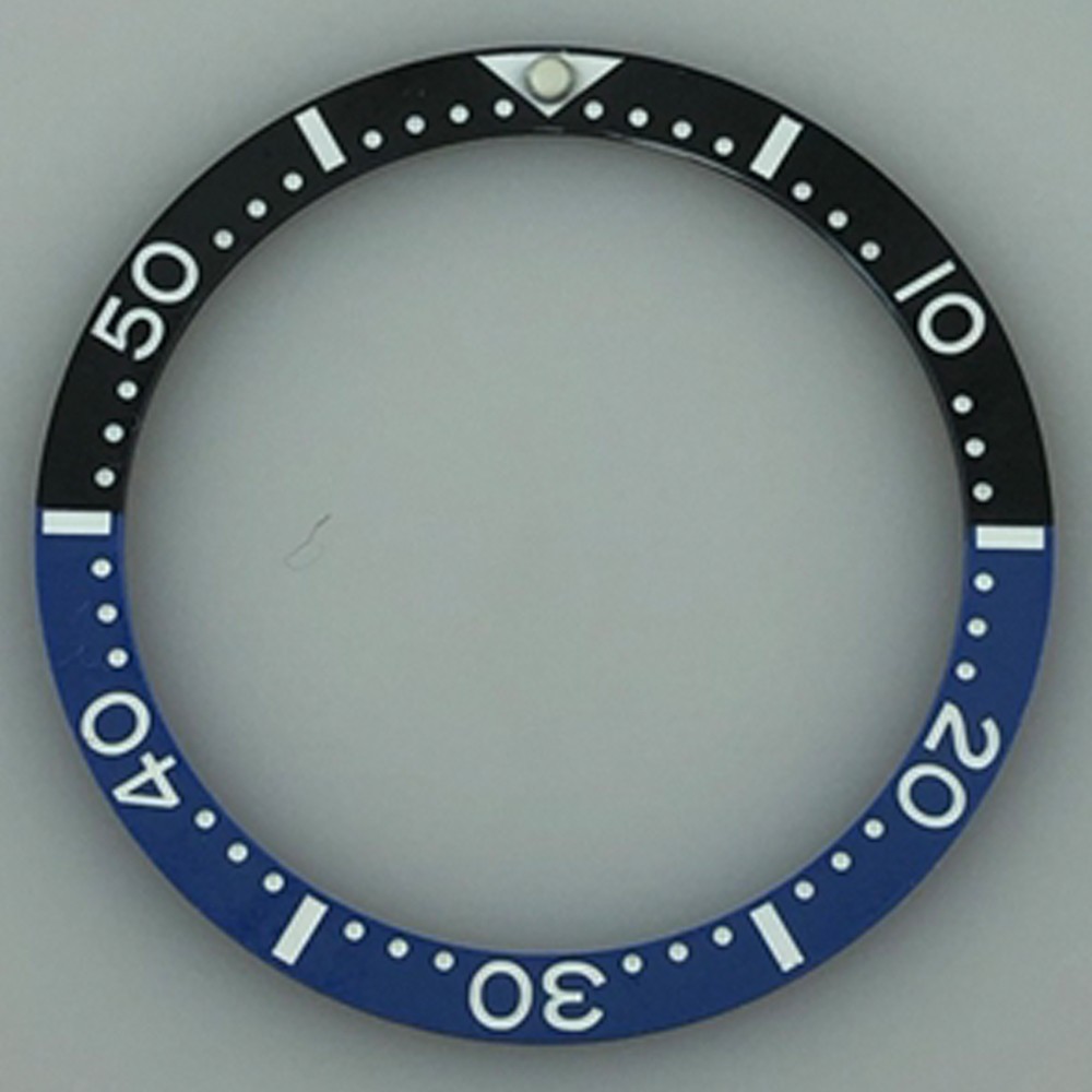 38mm*31.5mm Ceramic/Stainless Steel Bezel Green Gray Black Blue Watch Parts