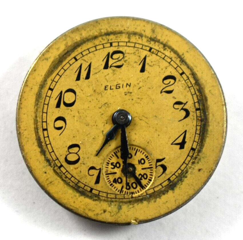 Vintage Elgin Manual Wind 430 6/0s 7J Hunting Watch Movement lot.fg