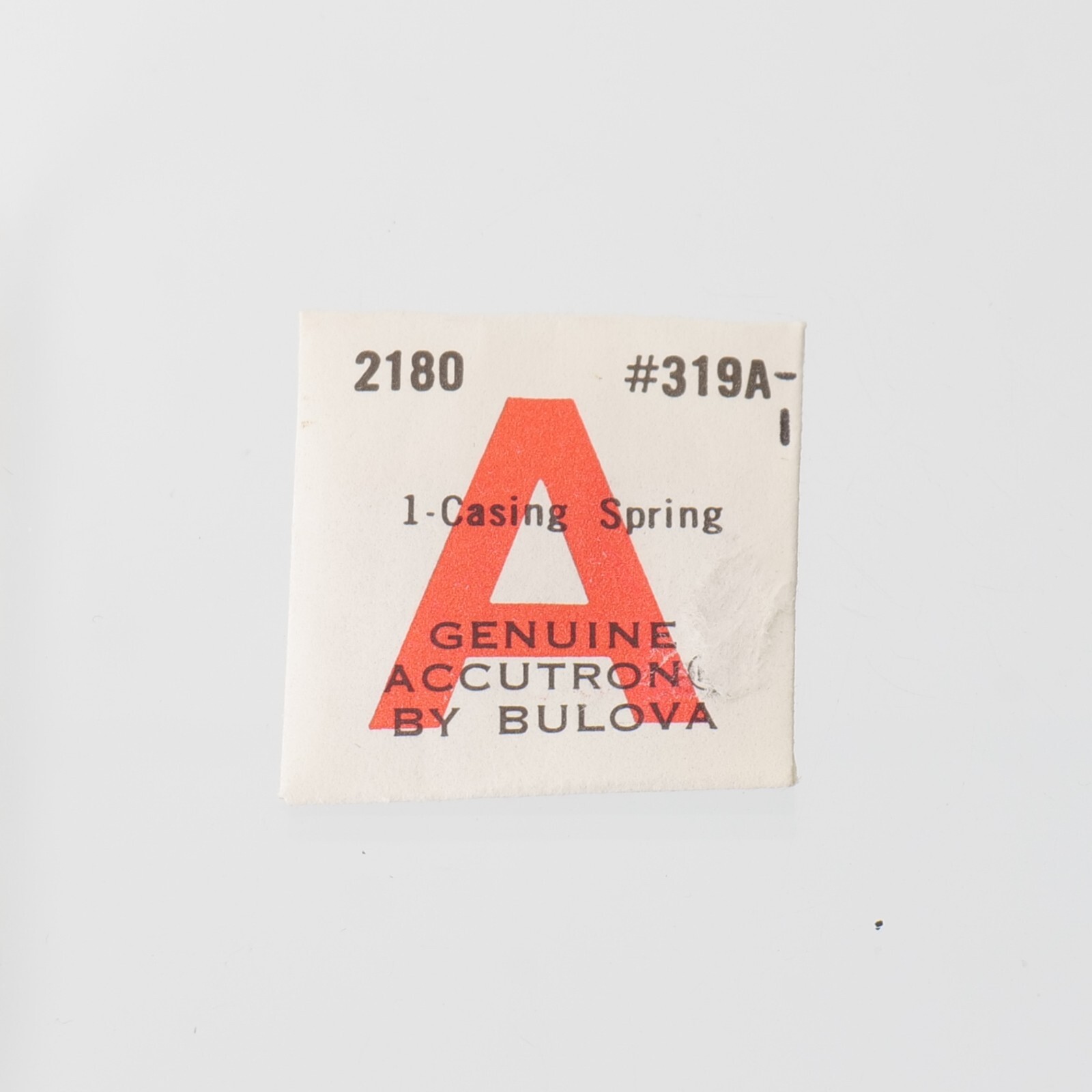 NOS Bulova Accutron 2180 Casing Spring Watch Part #319A Watchmakers (C5D4)
