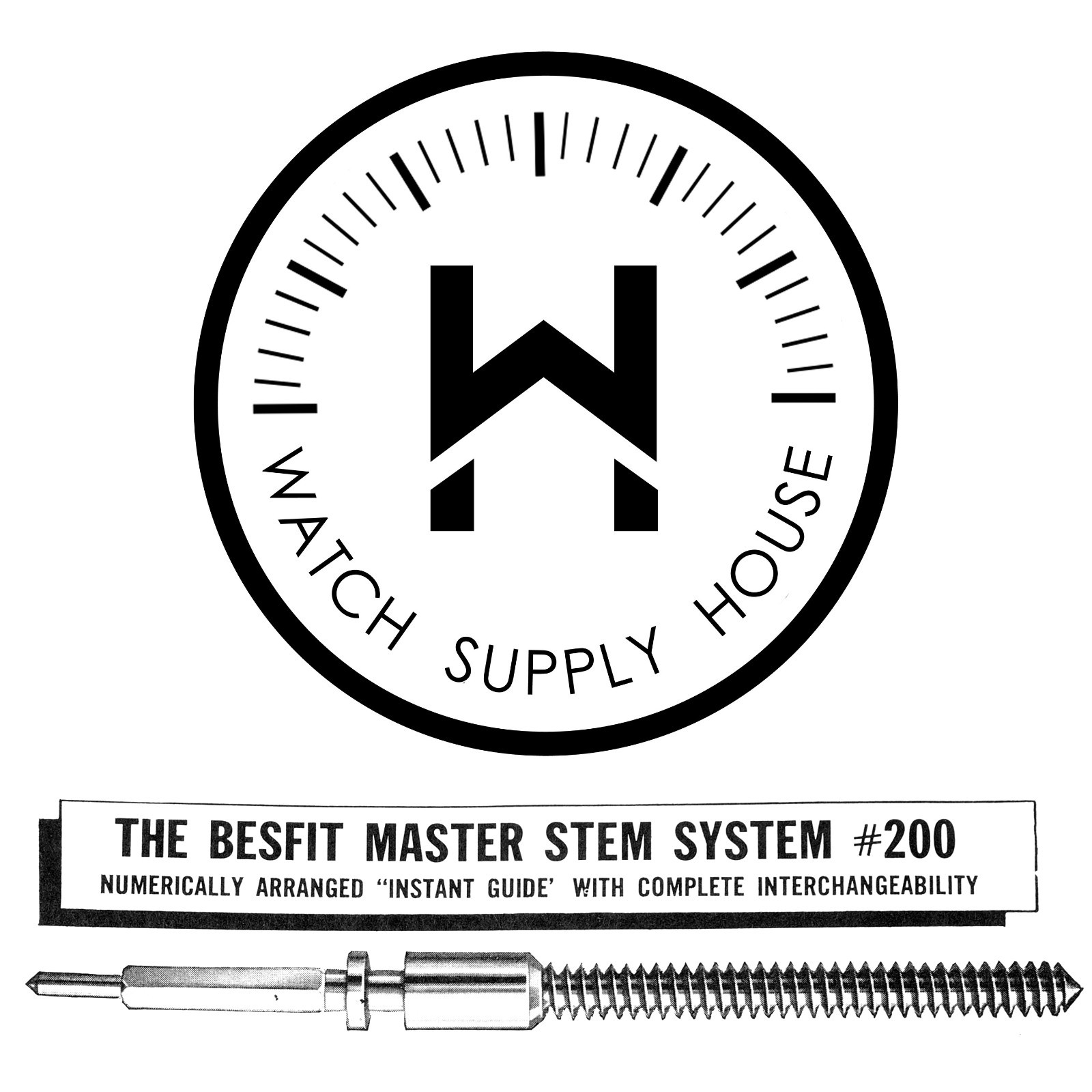 The Bestfit Master Stem System #200 Watch Winding Stems 200/260F – 200/324F