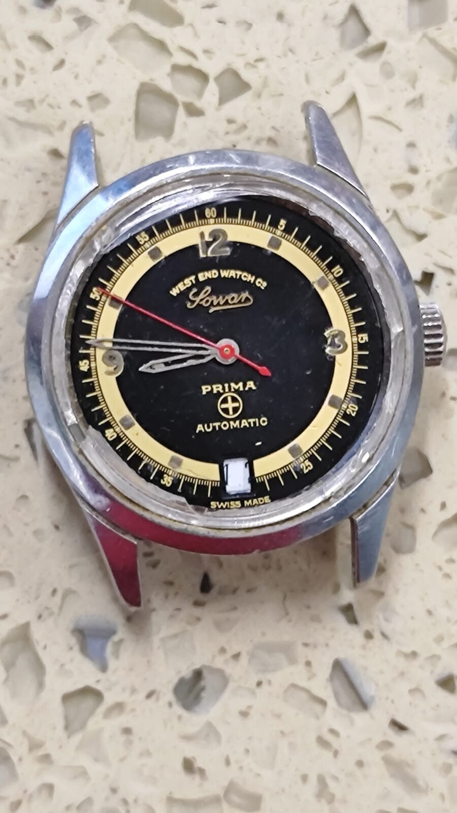 West End Watch – -Not work Incomplete Movement Eta 2872 for parts