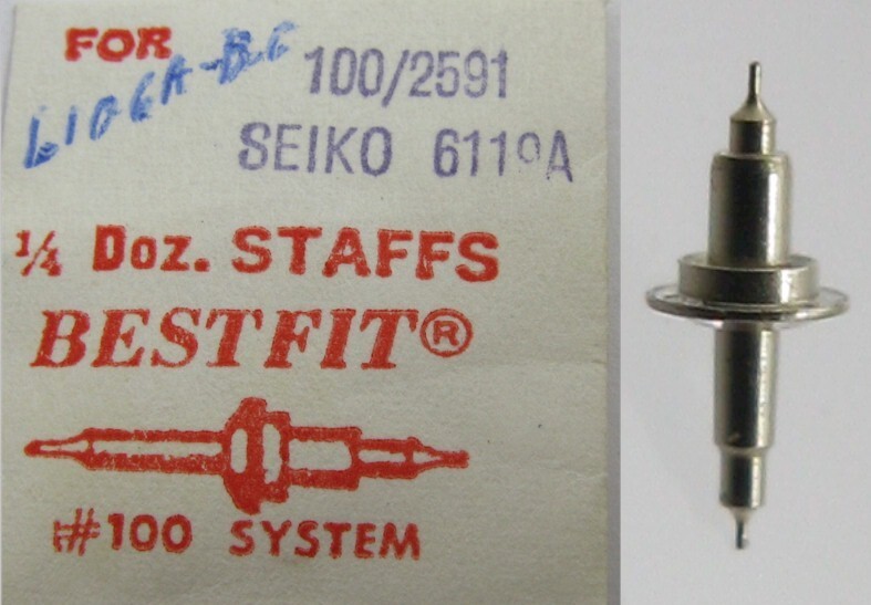 Seiko 6119 A … watch part: balance staff for antichoc #723
