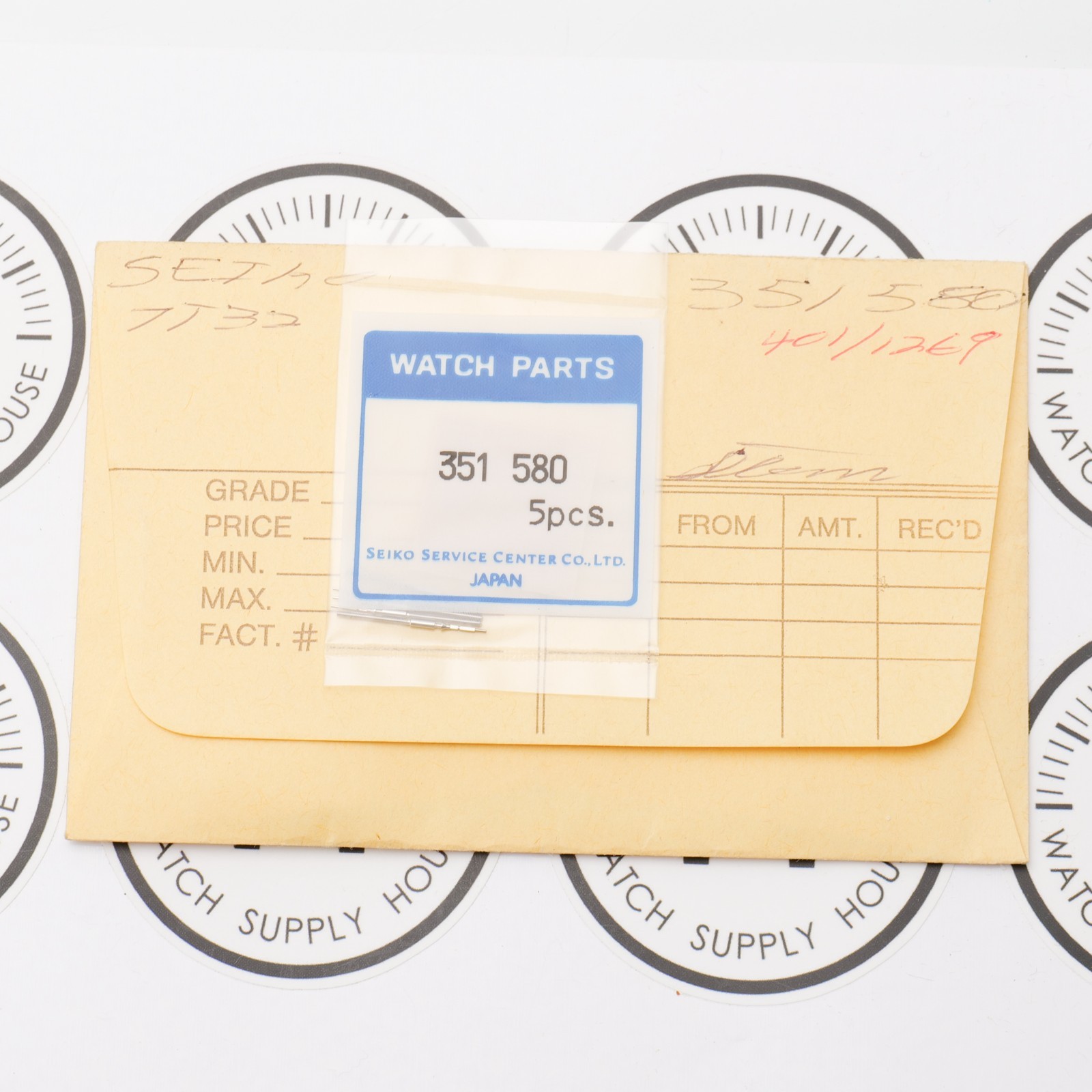 Genuine Seiko 351580 Winding Stem NOS Watch Part (1 Stem) Watchmakers (G5D9)