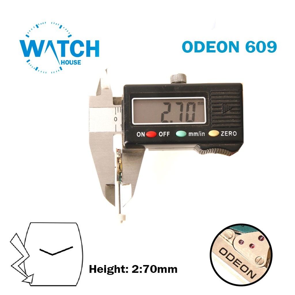 unverisal geneve ODEON 609 Swiss Made Movement -Without Disk-2 Hands-H:2.70mm.