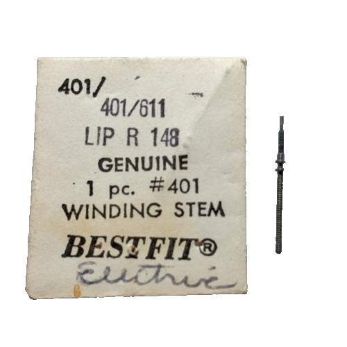 Lip R148 R184 Winding Stem electromechanical watch part #401/611 (1-stem)