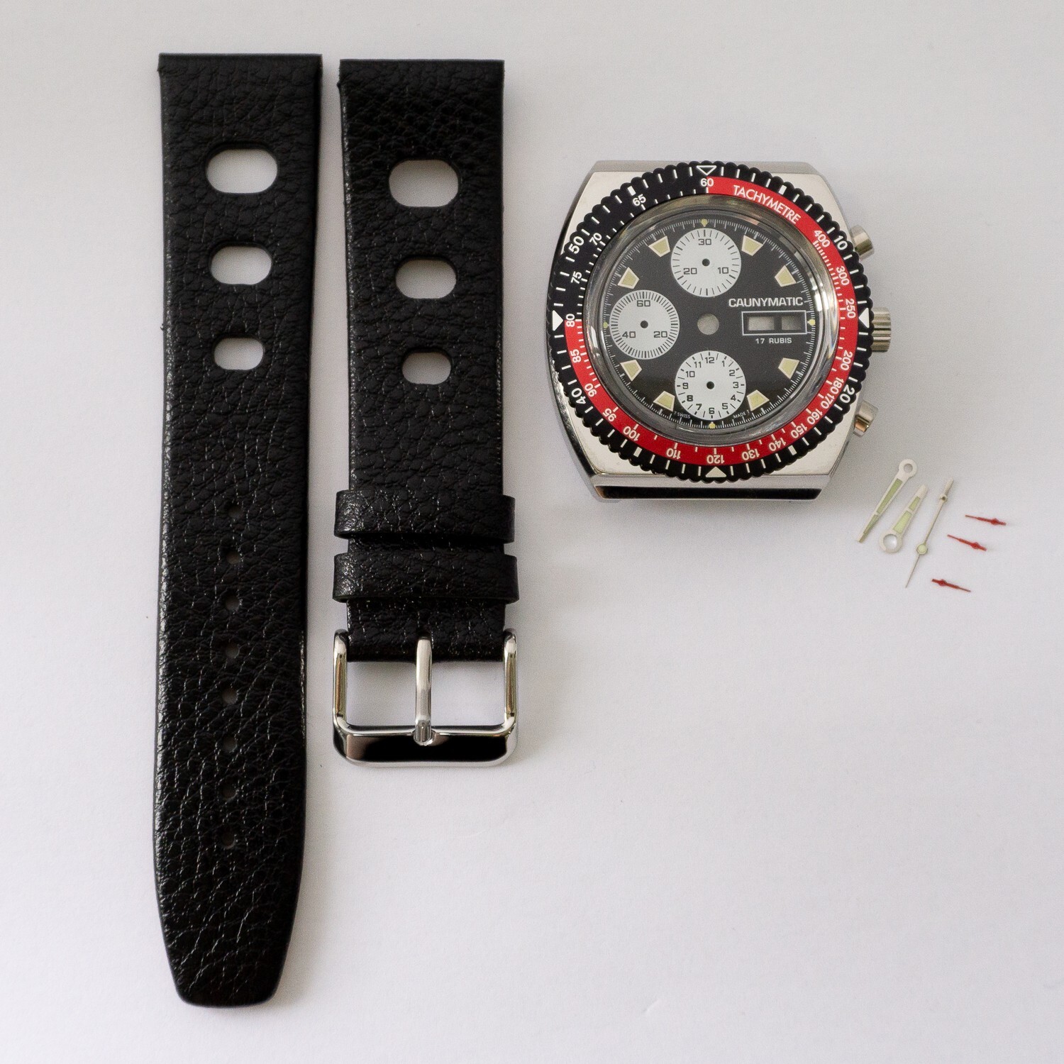 Caunymatic – Chrono – Watch Case – ETA Valjoux 7750 DIY Watch Kit Case Constr…