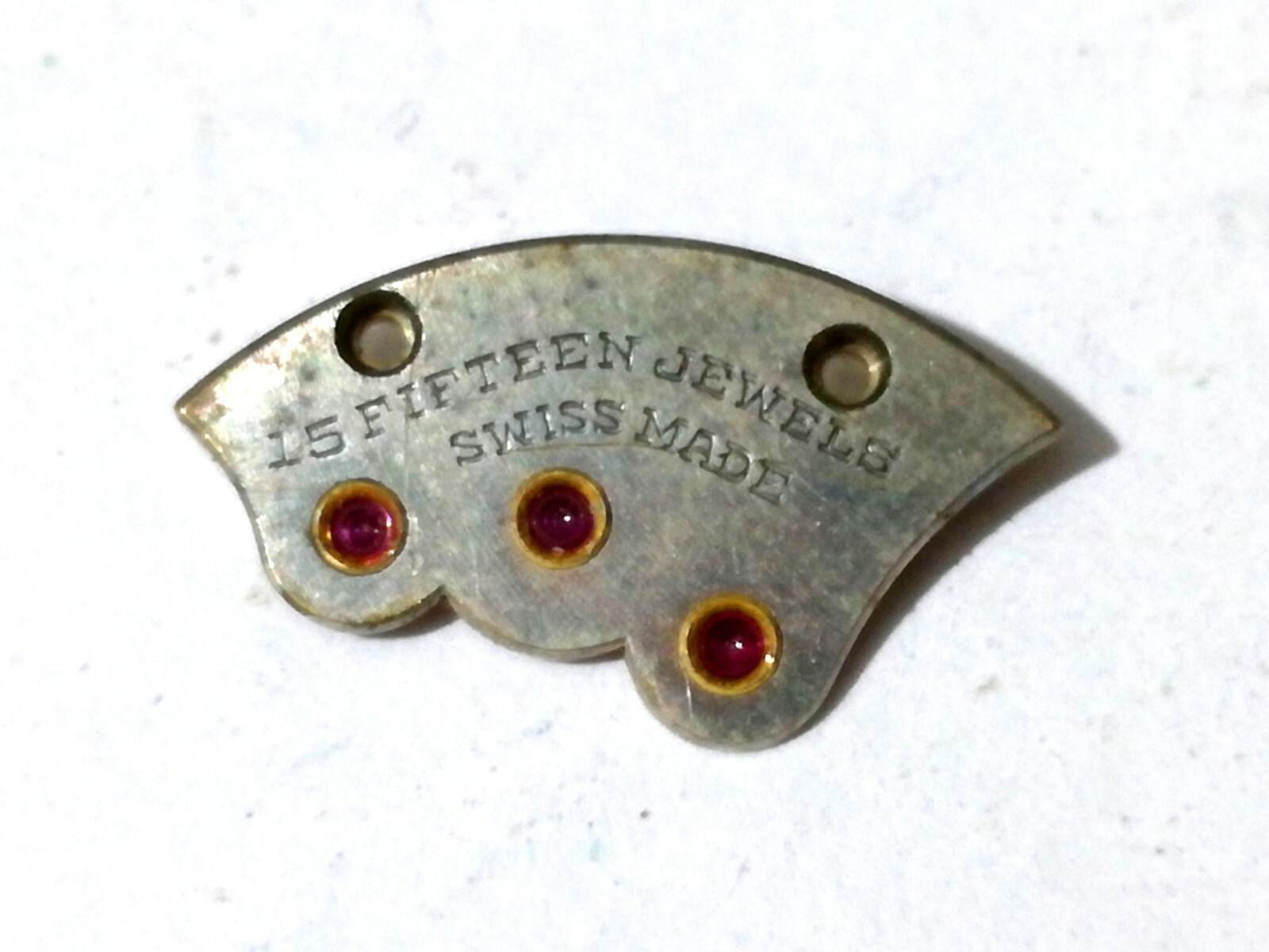 Movado 470 Original Watch Movement Replacement Part 110 Train Wheel Bridge