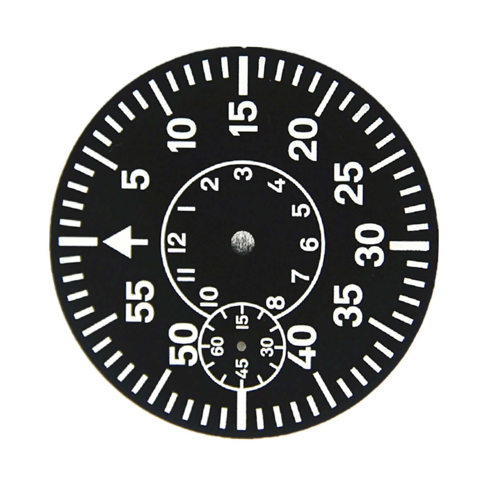 38.9mm Green Luminous Watch Dial Face Plate For ETA 6497 6498 Seagull ST3620