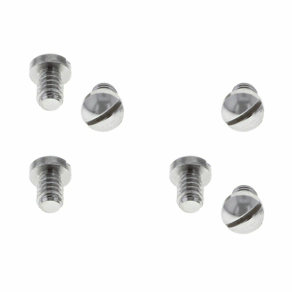 6 Silver 2.90mm Crown Bridge Replacement Screws For Panerai Marina Luminor 40mm