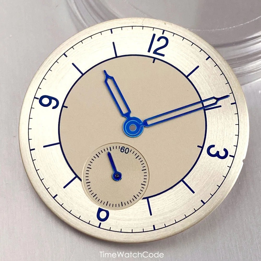 Retro Watch Case 38mm for Sea-gull ST1701 Automatic Mechanical Movt Small Second