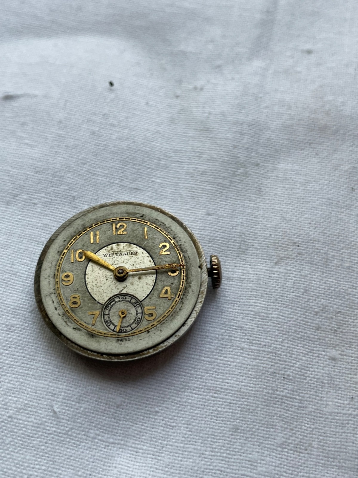 Wittnauer 11K – movement for mens watch AS IS, lot 2105